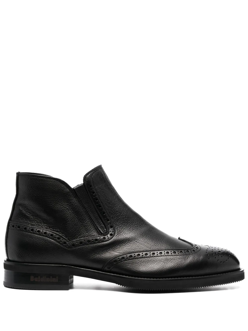 Baldinini brogue-style leather ankle boots