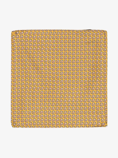 Church's graphic-print silk pocket square