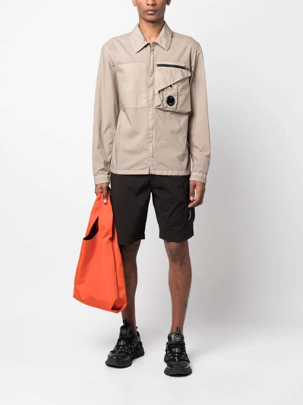 C.P. Company Cargo shorts - Zwart