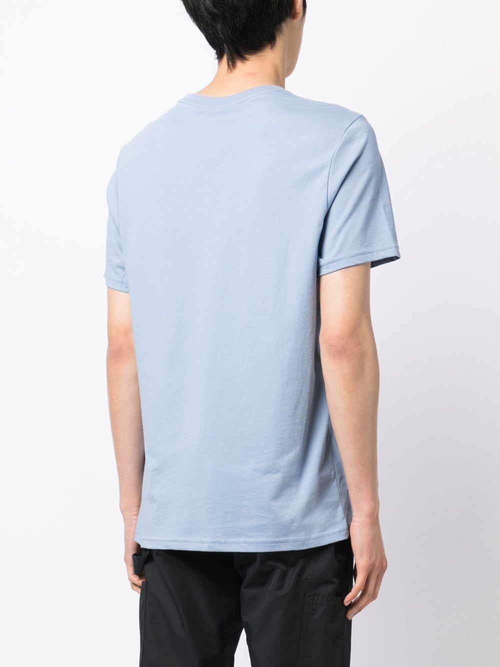 Shop Moose Knuckles Logo-print Cotton T-shirt In Blue