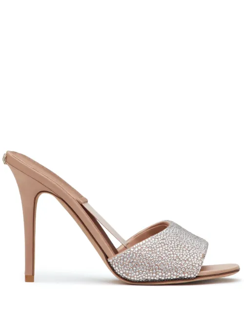 Mules à ornements en cristal - Valentino Garavani - Modalova