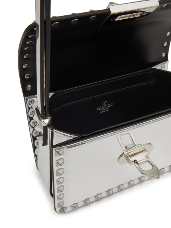 MIRRORED CROSSBODY BAG - Silver