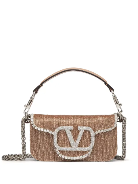 Valentino Garavani small Locò embroidered shoulder bag WOMEN