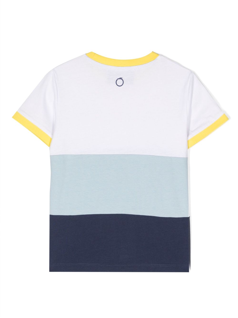 TRUSSARDI JUNIOR T-shirt met colourblocking - Blauw