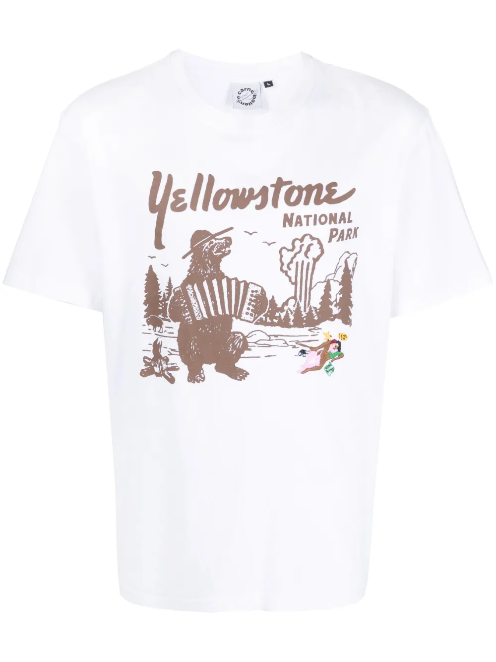 CARNE BOLLENTE graphic-print cotton T-shirt - White