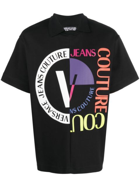 Versace Jeans Couture - logo-print cotton T-shirt