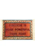 Seletti Burnt Freedom geometric carpet - Orange