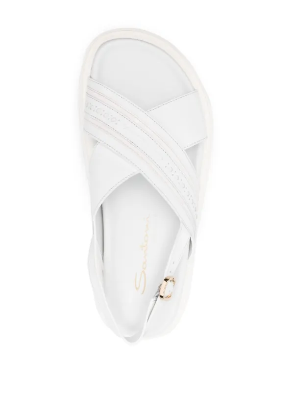 Bata white sandals on sale