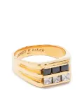 Ernest W. Baker 6 Stone gold-plated ring