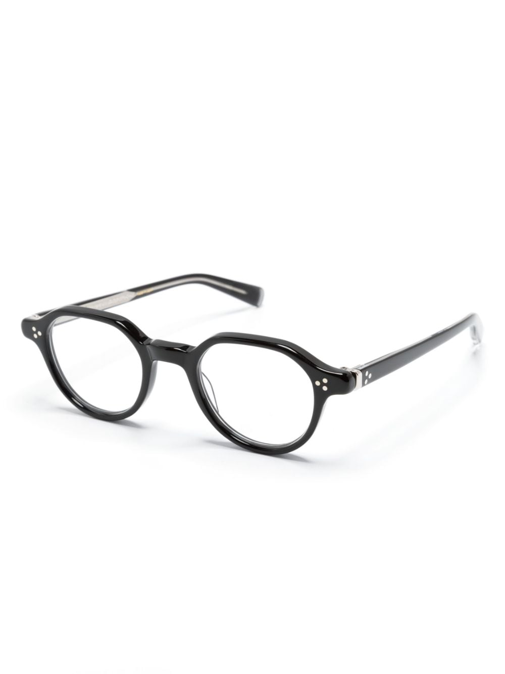 Eyevan7285 round-frame optical glasses - Zwart