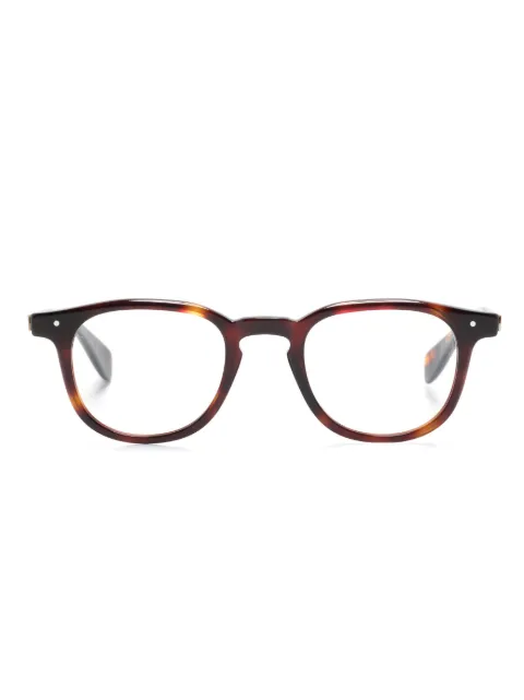 Eyevan7285 tortoiseshell-effect square-frame glasses