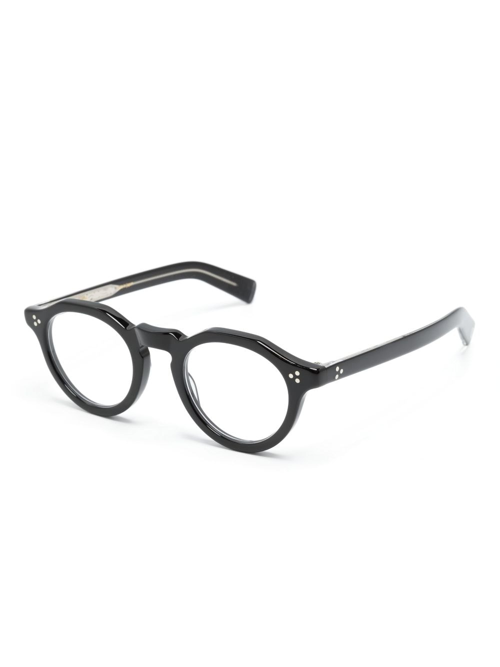 Eyevan7285 Mason round-frame glasses - Zwart