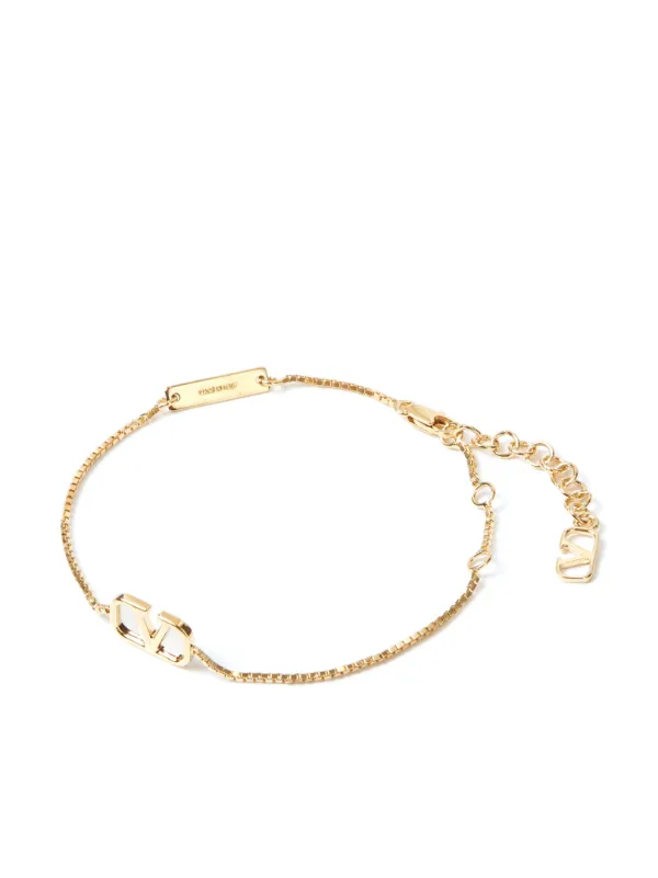 Valentino Garavani Vlogo Signature Chain Bracelet - Gold - One Size