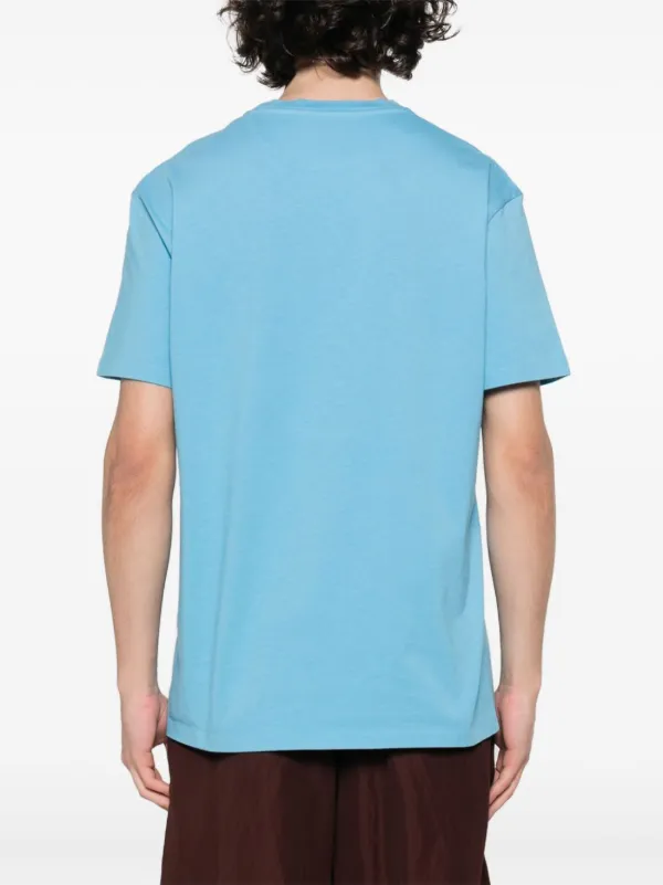 Valentino Garavani Surf-print Cotton T-shirt | Blue