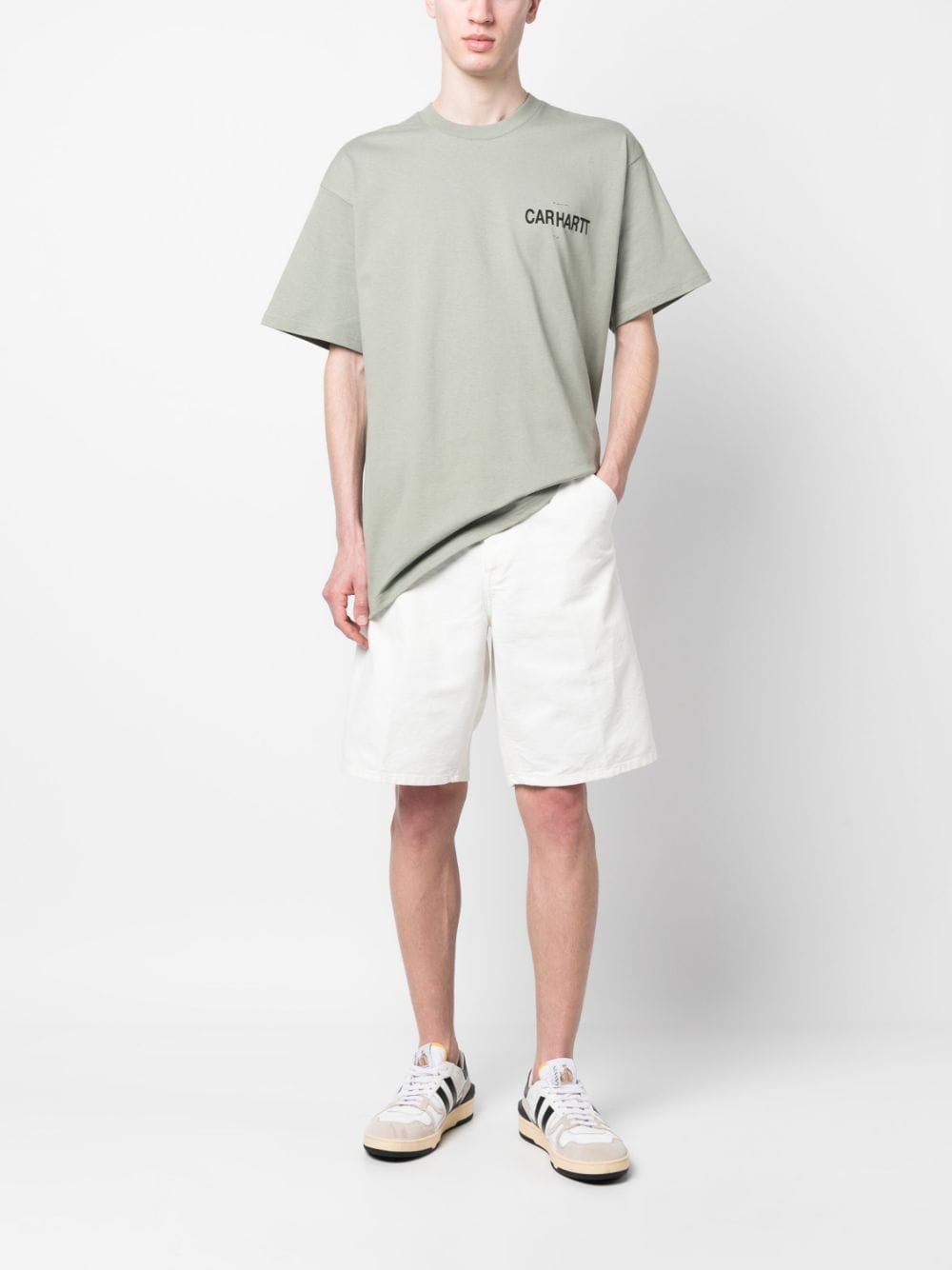 Carhartt WIP Katoenen T-shirt - Groen