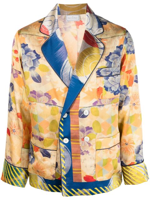 Pierre-Louis Mascia floral print silk jacket