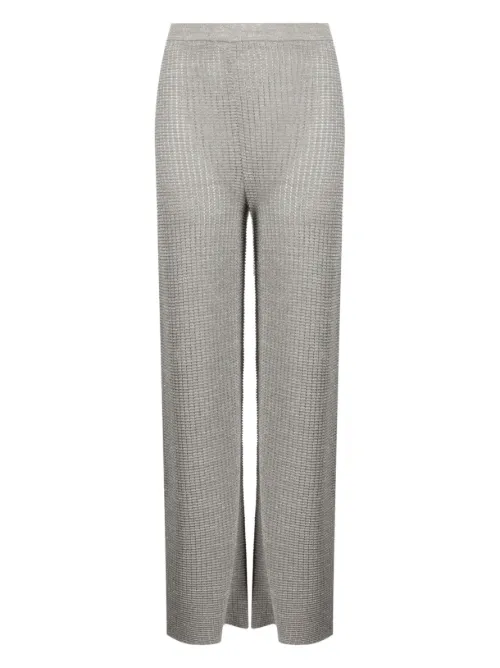 Pantalon en maille pointelle à taille haute - Solid & Striped - Modalova