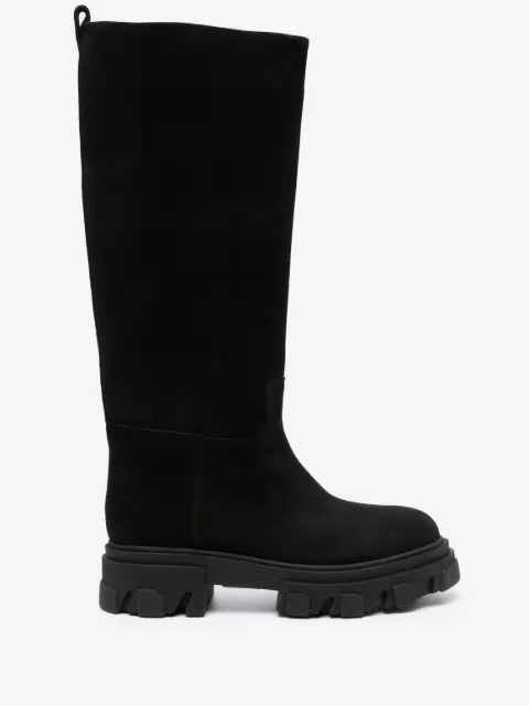 GIABORGHINI chunky-sole suede boots
