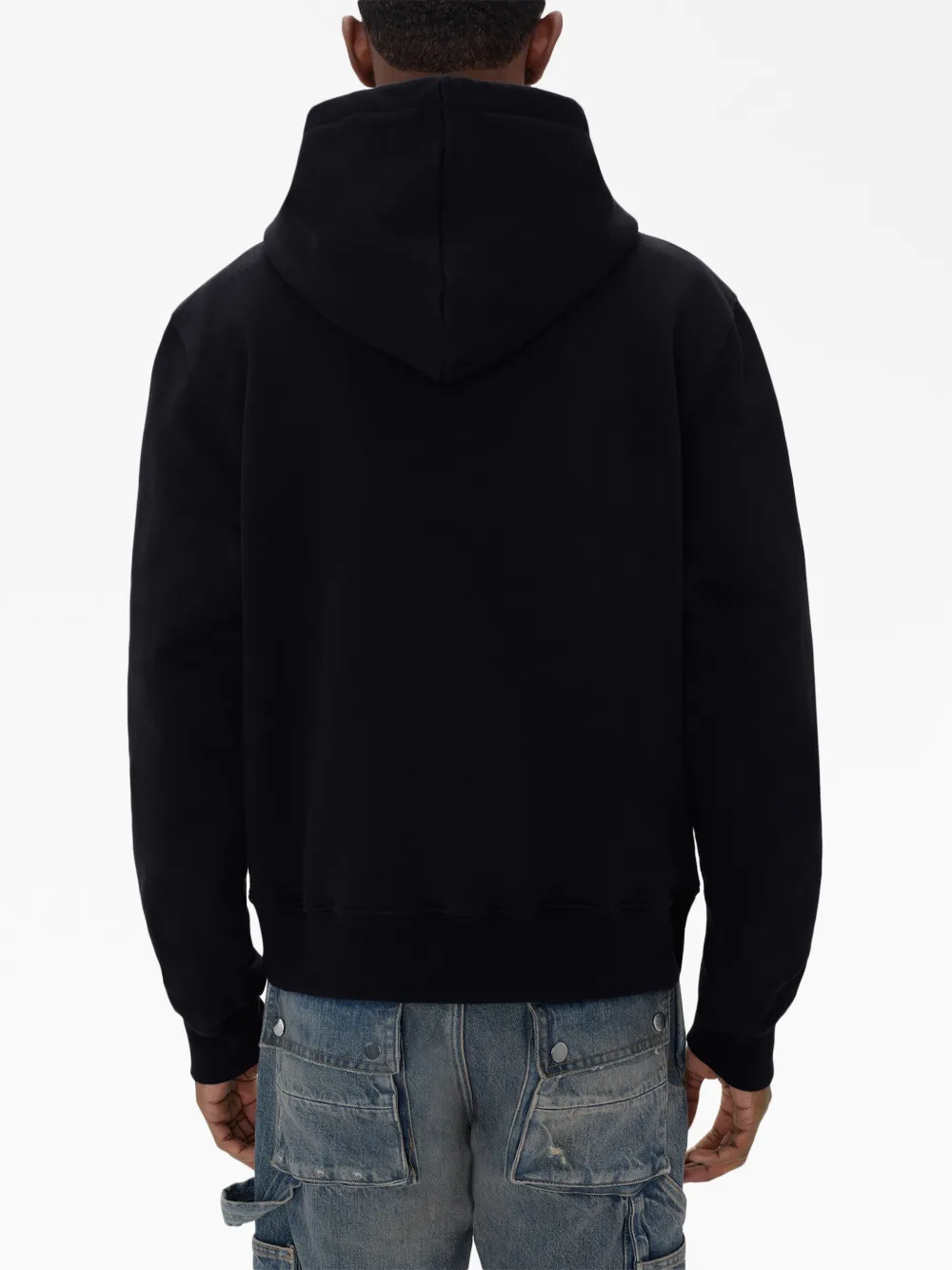 Shop Amiri Graphic Print Hoodie In Black