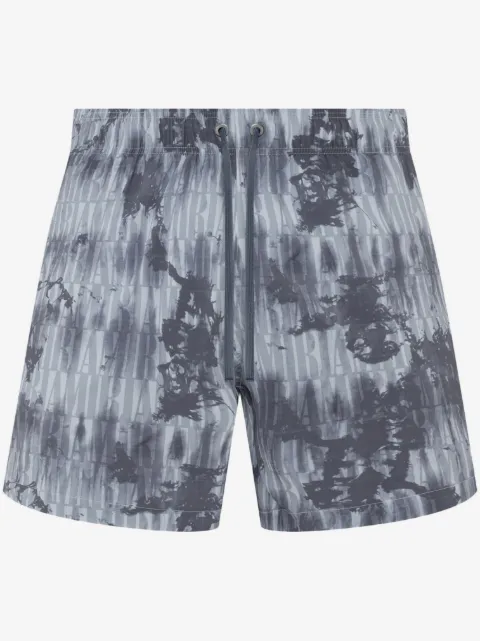 AMIRI tie-dye pattern swim shorts