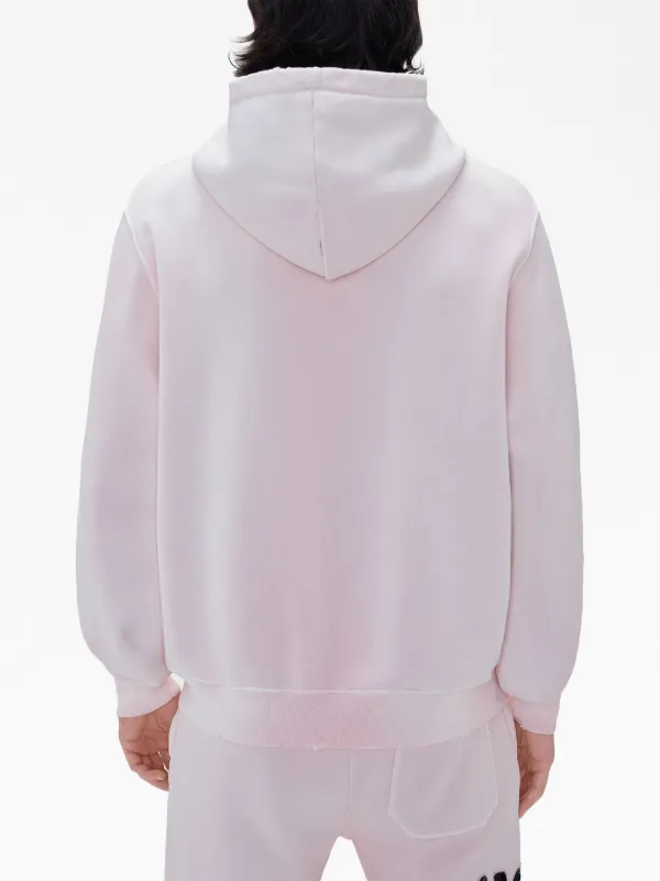 AMIRI ピンクロゴパーカー　ウィメンズ AMIRI logo-embellished Hoodie | Pink | FARFETCH