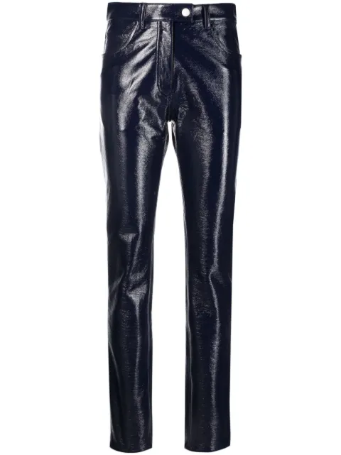 Courrèges Vinyl 5-pocket iconic pants