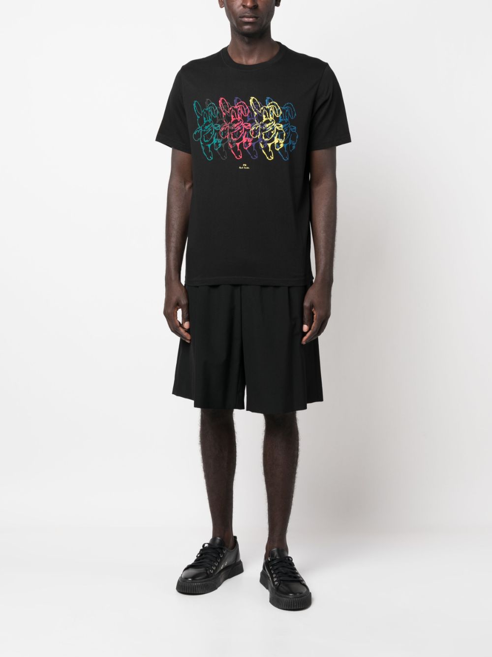 PS Paul Smith T-shirt met print - Zwart