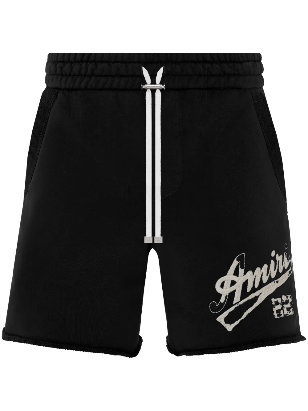 AMIRI embroidered-logo Cotton Shorts - Farfetch