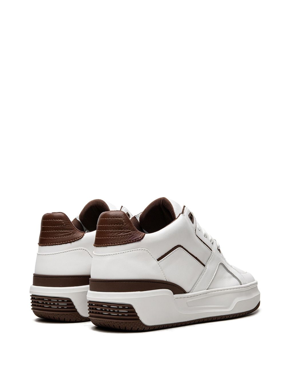 Shop Just Don Courtside Low "white/burgundy" Sneakers