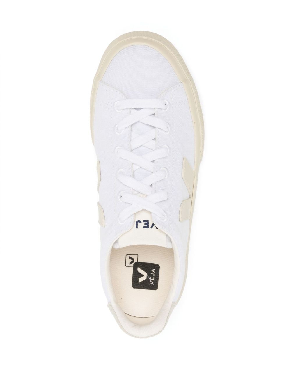 Shop Veja Campo Low-top Sneakers In White