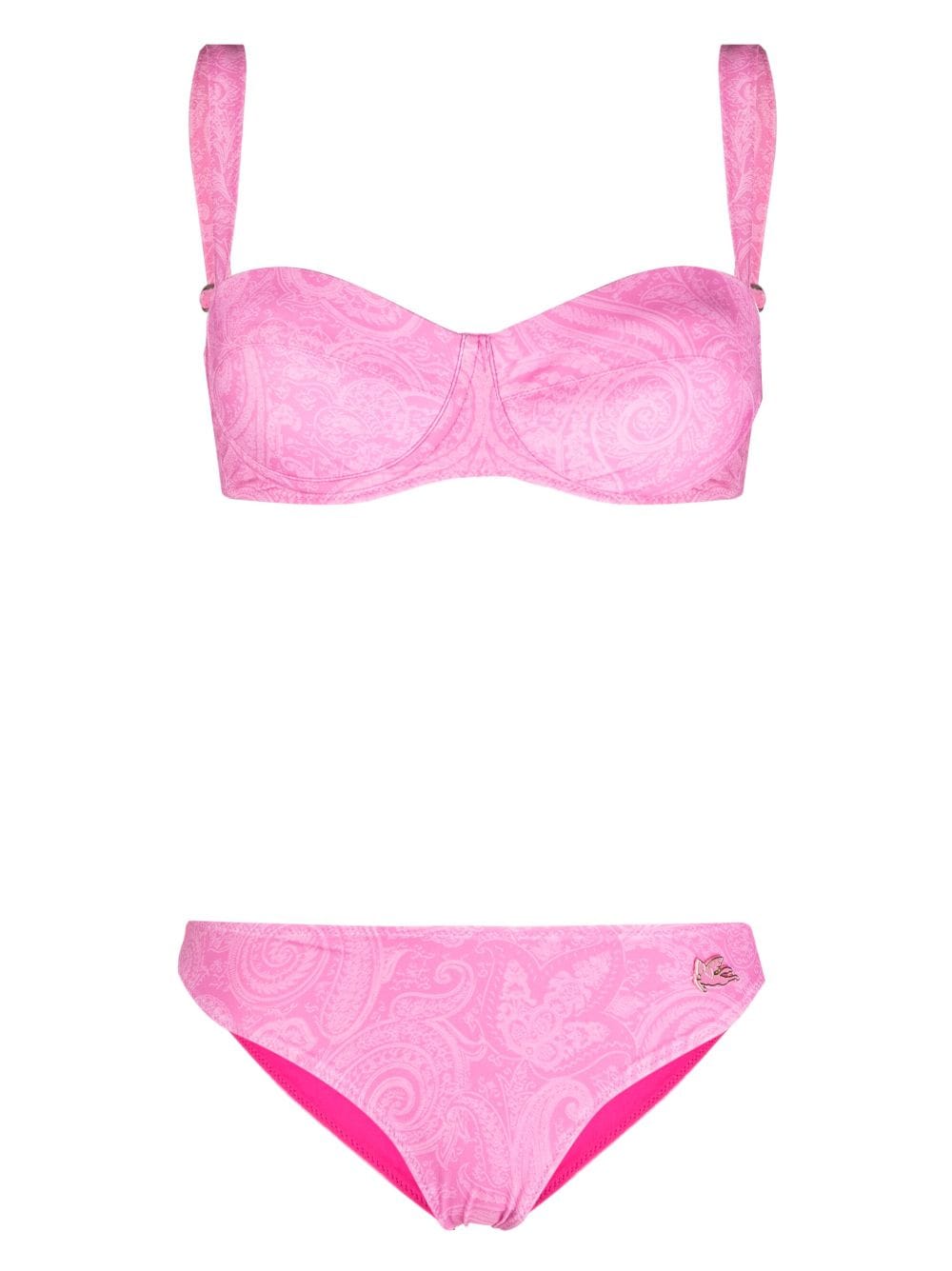 ETRO paisley-print Balconette Bikini Set - Farfetch