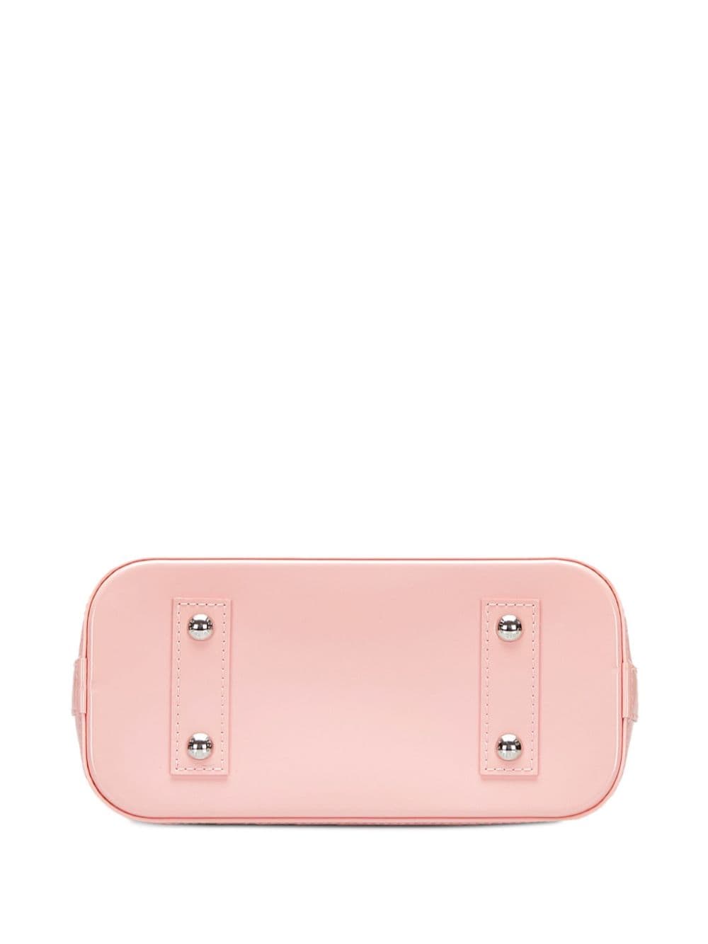 Pre-owned Louis Vuitton 2016 Alma Bb Jungle Dots Handbag In Pink