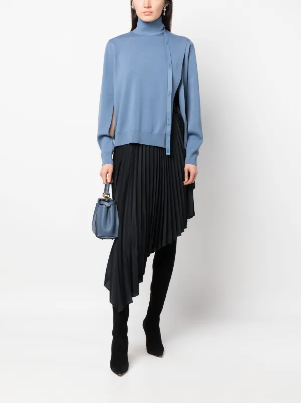FENDI ロゴ セーター | ブルー | FARFETCH JP