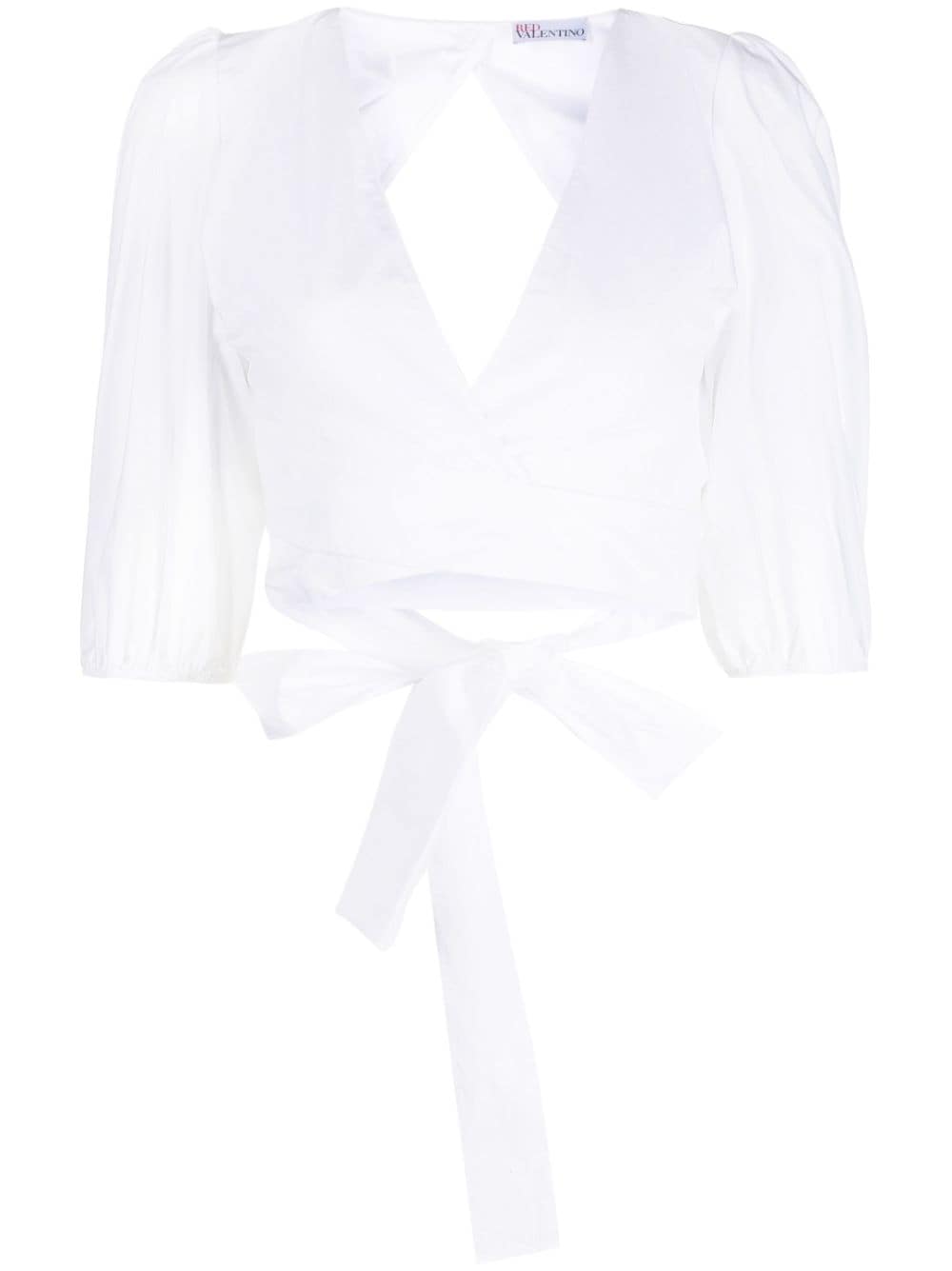 Red Valentino Cropped-bluse In White
