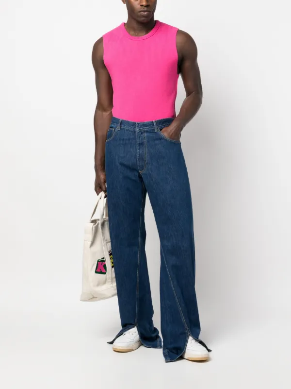 Bianca Saunders ワイド デニムパンツ | ブルー | FARFETCH JP