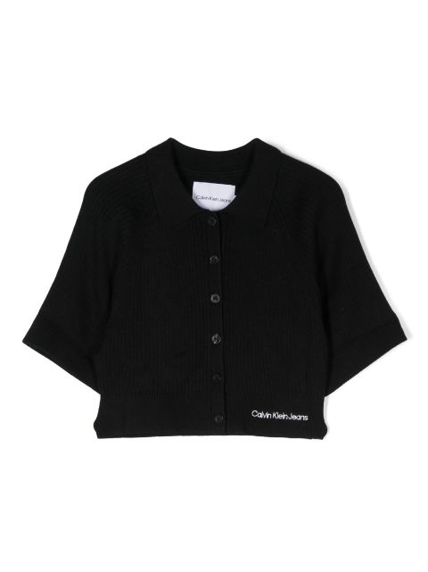 Calvin Klein Kids - three-quarter lyocell shirt