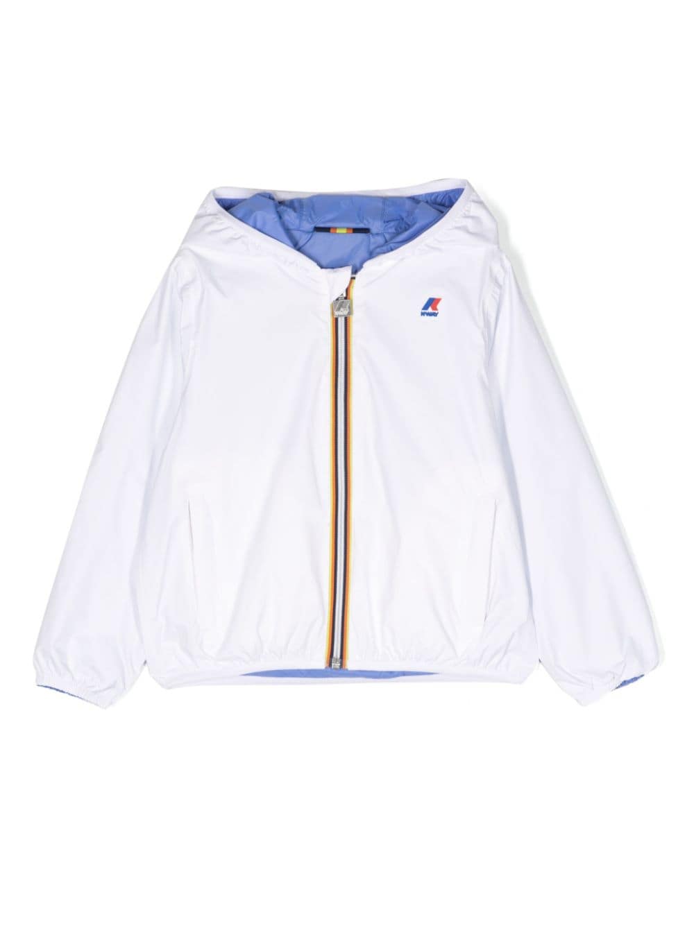 K-way Kids' Jacques Reversible Packable Jacket In White