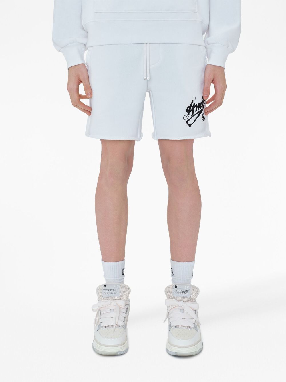 AMIRI Shorts met geborduurd logo - Wit