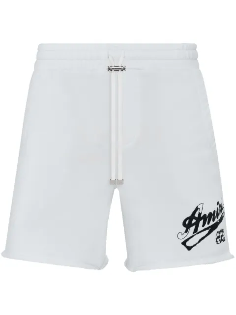 AMIRI embroidered-logo cotton shorts