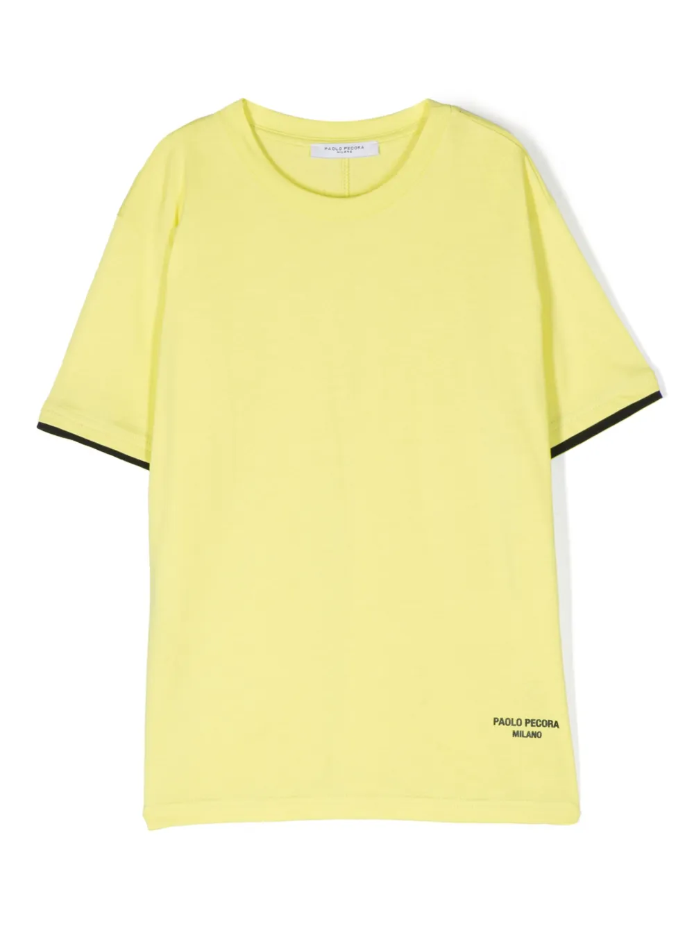 Paolo Pecora Kids' Graphic-print Cotton T-shirt In Green
