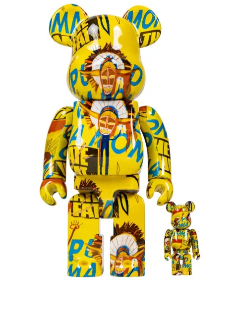 MEDICOM TOY x Andy Warhol x Jean-Michel Basquiat BE@RBRICK 100% and 400% figure set