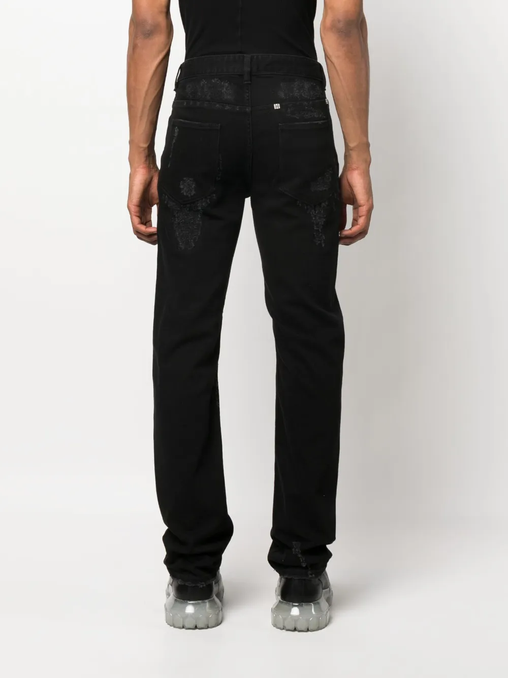 Givenchy Gerafelde jeans Zwart