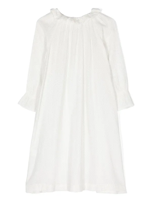 Bonpoint Japan シャツワンピース | ホワイト | FARFETCH JP