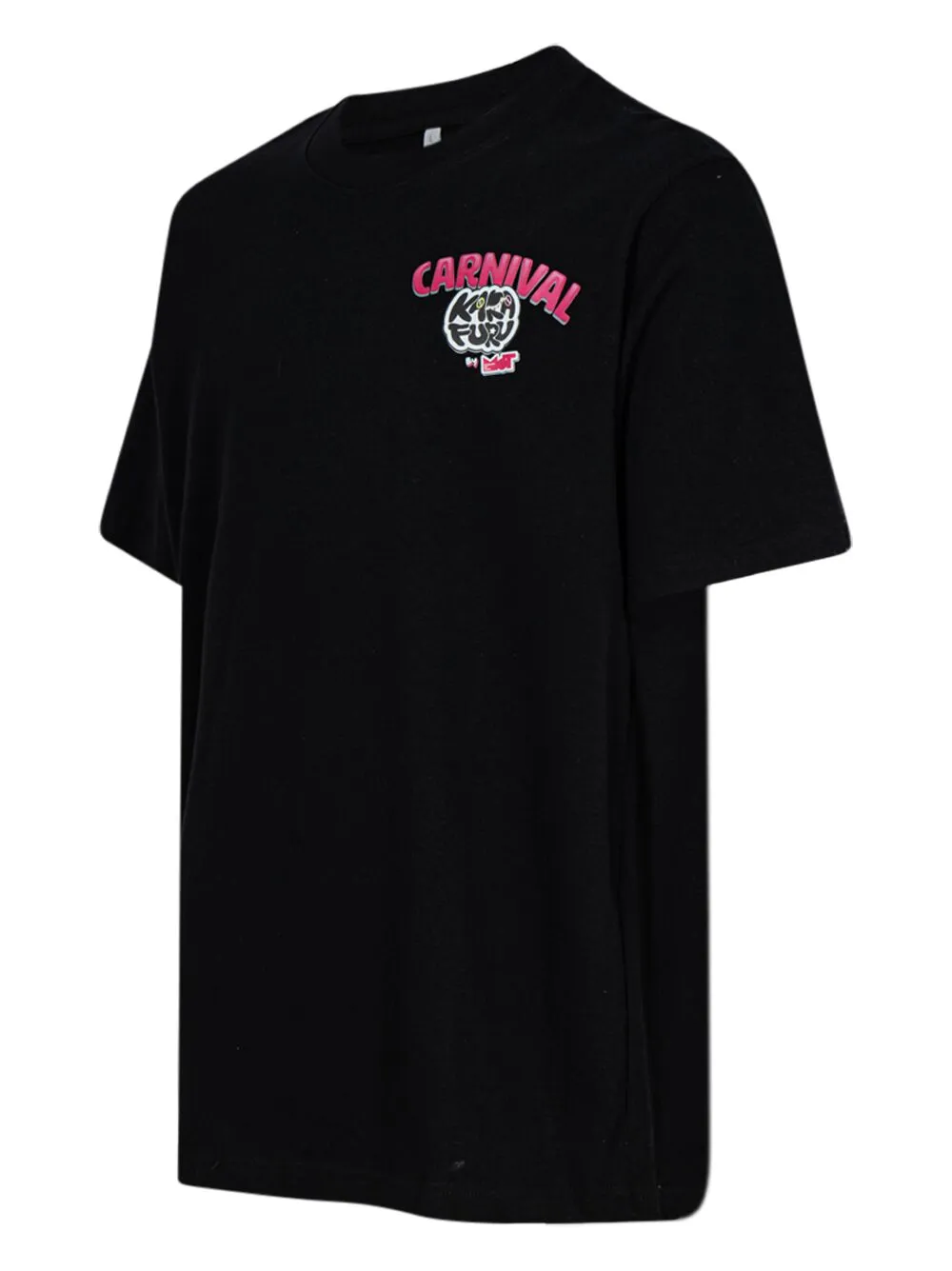 KARAFURU Katoenen T-shirt Zwart