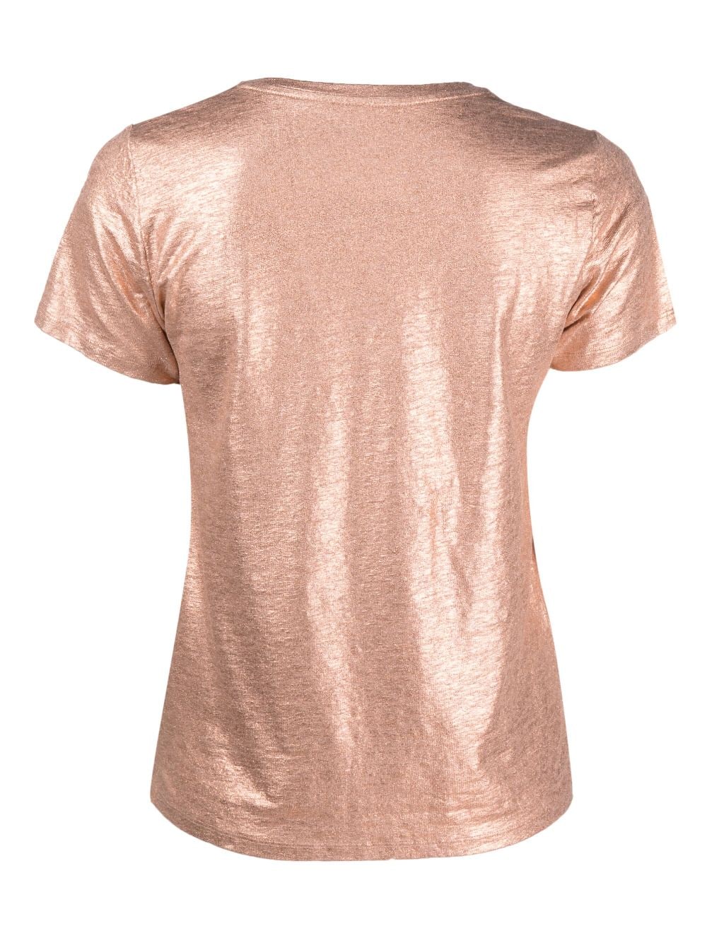 Majestic Filatures T-shirt met V-hals - Roze