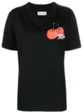 STAND STUDIO logo-print organic cotton T-shirt - Black