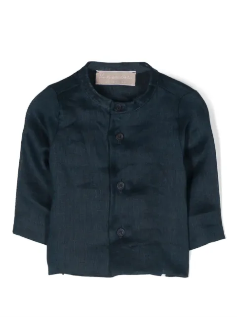 La Stupenderia three-quarter linen shirt