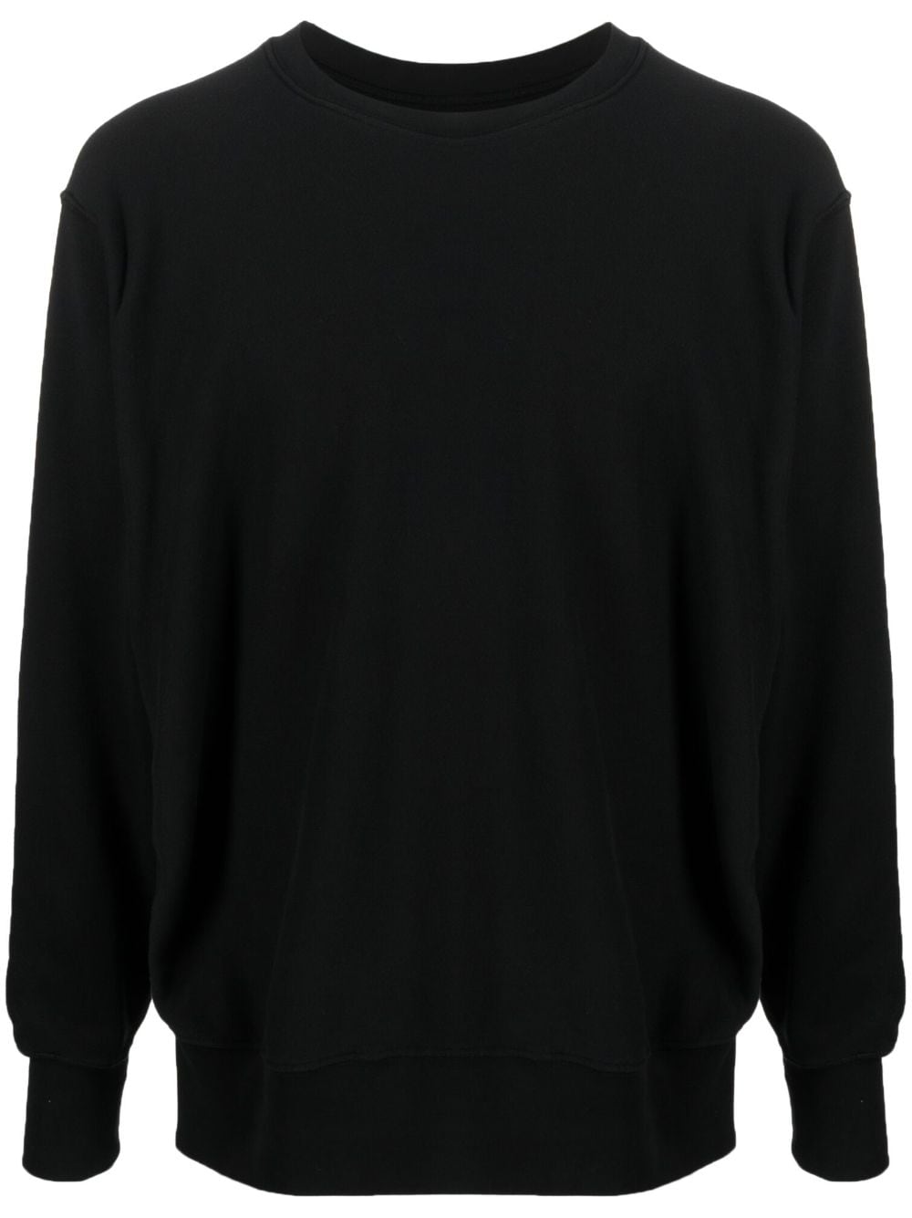 LES TIEN RIBBED-DETAIL LONG-SLEEVED SWEATSHIRT