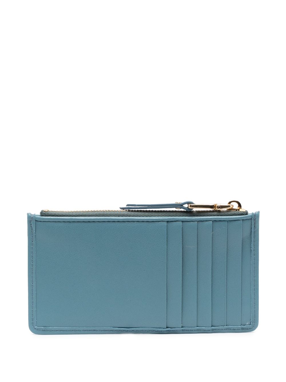 Miu Miu Portemonnee met logo applicatie - Blauw