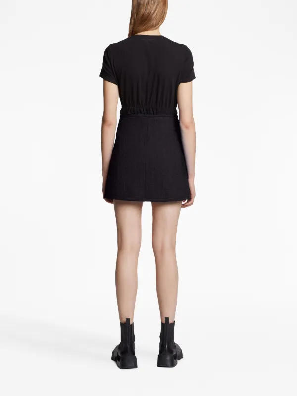 Proenza Schouler White Label ツイード ミニスカート | ブラック 